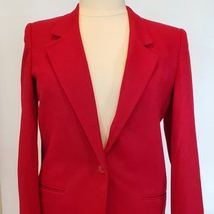 Bretton Place Dark Red Wool Jacket 14